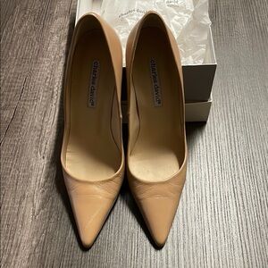 Charles David Tan Heels Elegant Pointed-Toe (Dash) Pumps